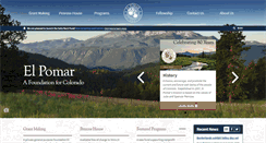 Desktop Screenshot of elpomar.org