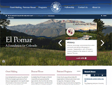 Tablet Screenshot of elpomar.org